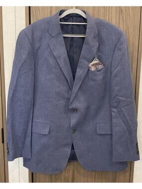 Stafford Classic Fit Blue Suit Jacket Size 46 Reg.
